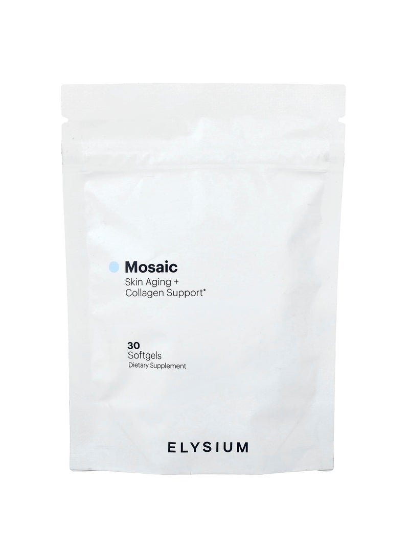 Mosaic, Skin Aging + Collagen Support, 30 Softgels